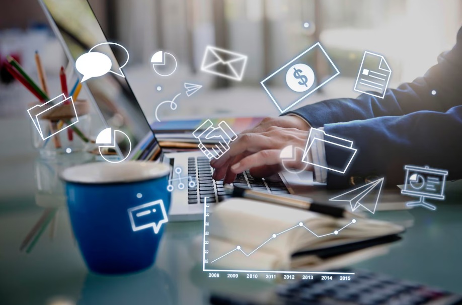 Digital concept of business