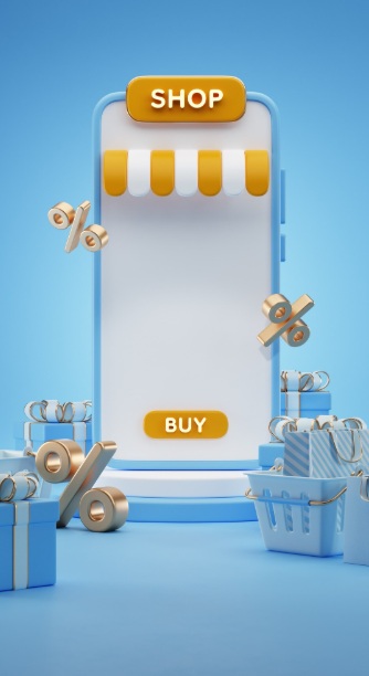 3D e-commerce mobile concept